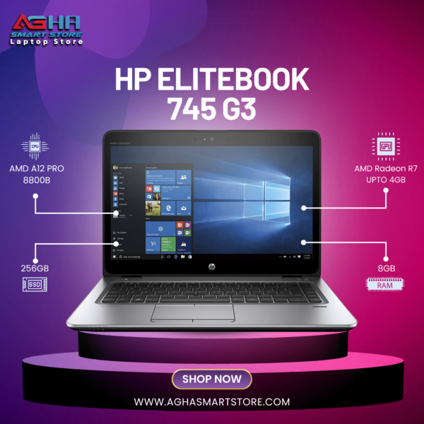 HP ELITEBOOK 745 G4 A12 BY AGHA SMART STORE