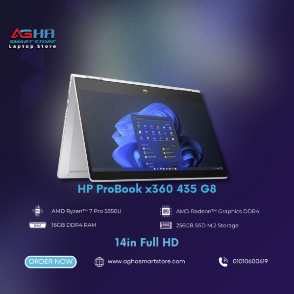 HP ProBook x360 435 G8 by agha smart store