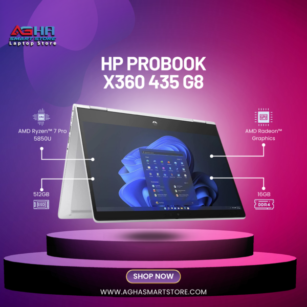 HP ProBook x360 435 G8 by agha smart store