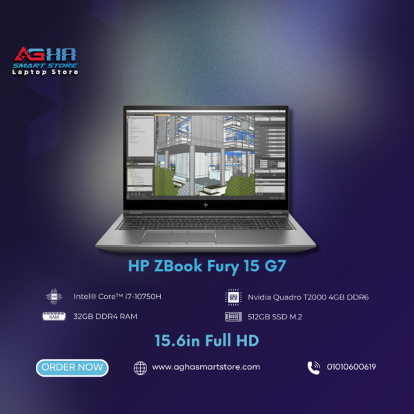 HP ZBook Fury 15 G7 BY AGHA SMART STORE