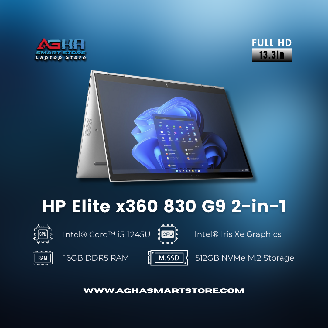 HP Elite x360 830 G9 2-in-1 by agha smart store laptop egypt متجر اغا سمارت ستور لابتوب مصر