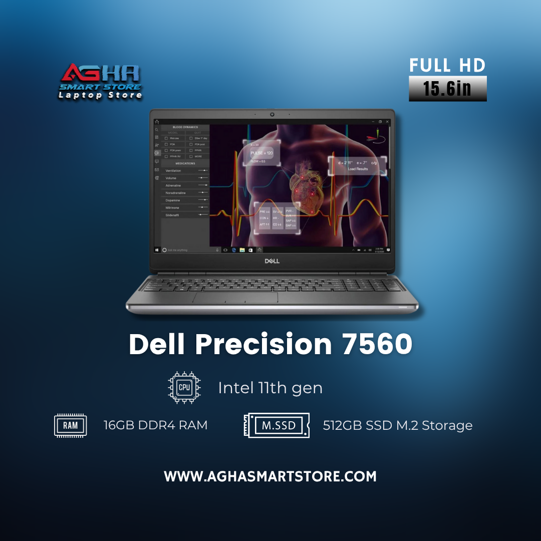 Dell PRECISION 7560 by agha smart store laptop متجر اغا سمارت ستور لابتوب مصر