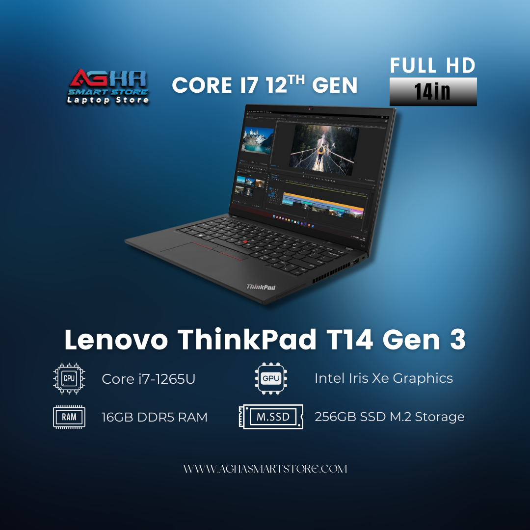 Lenovo ThinkPad T14 Gen 3 by agha smart store laptop egypt مصر متجر لابتوب اغا سمارت ستور