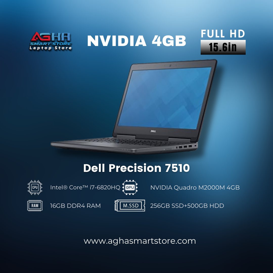 Dell Precision 7510 BY AGHA SMART STORE LAPTOP EGYPT مصر لابتوب اغا سمارت ستور متجر