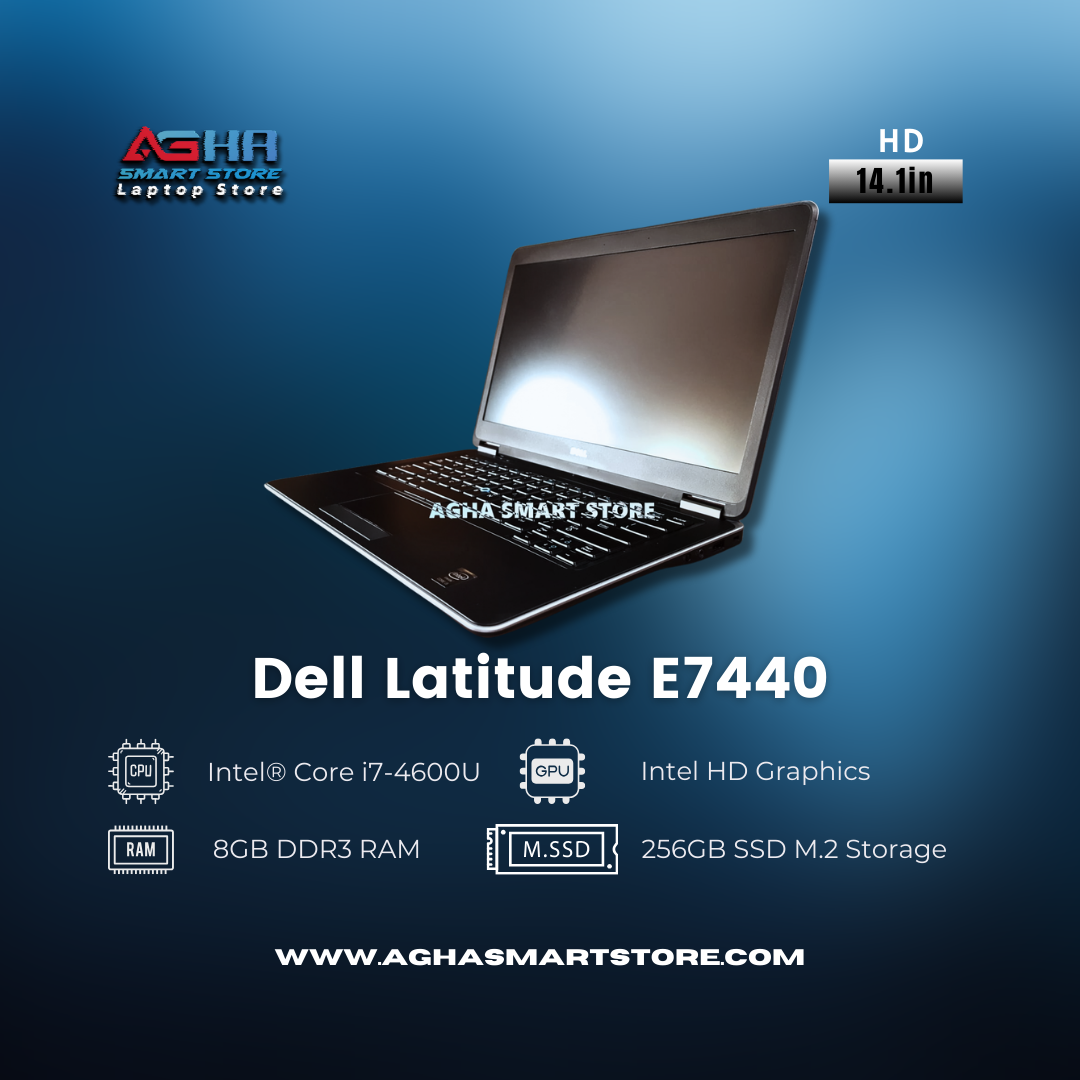 Dell Latitude E7440 by agha smart store laptop egypt متجر اغا سمارت ستور لابتوب مصر