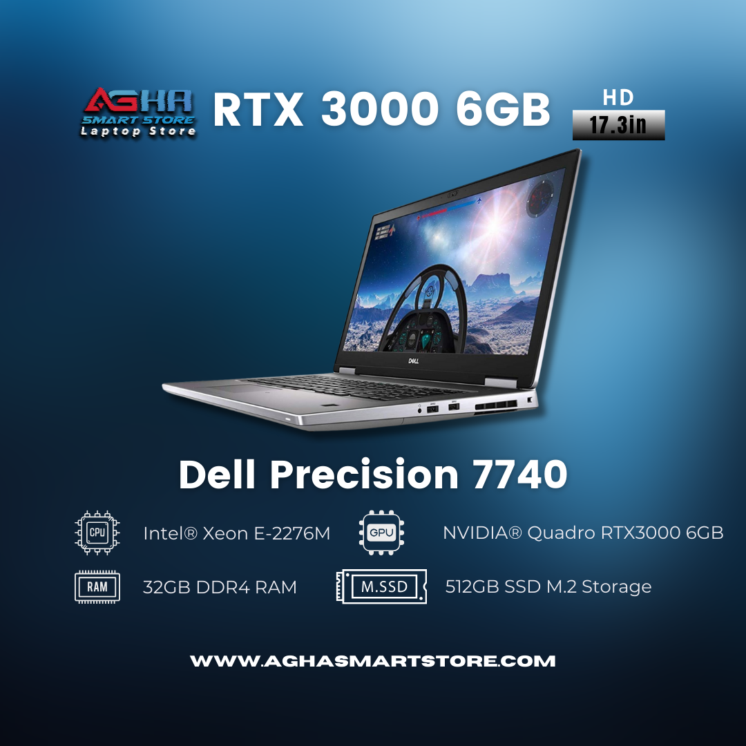 Dell precision 7740 by agha smart store laptop store egypt مصر لابتوب