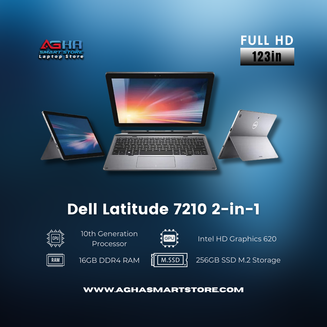 Dell Latitude 7210 2-in-1 by agha smart store laptop egypt متجر اغا سمارت ستور لابتوب