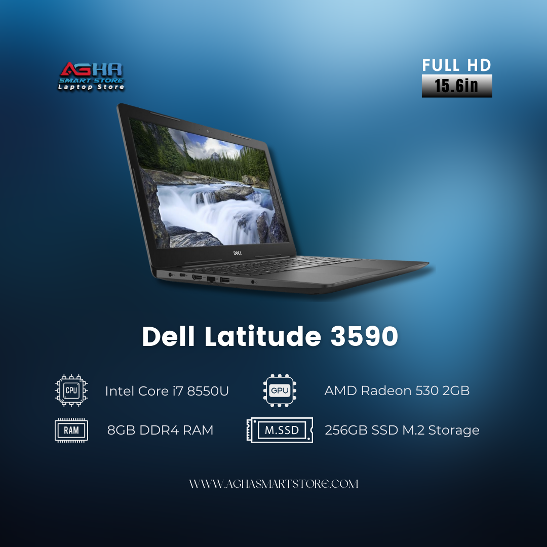 Dell Latitude 3590 BY AGHA SMART STORE LAPTOP EGYPT متجر اغا سمارت ستور لابتوب مصر