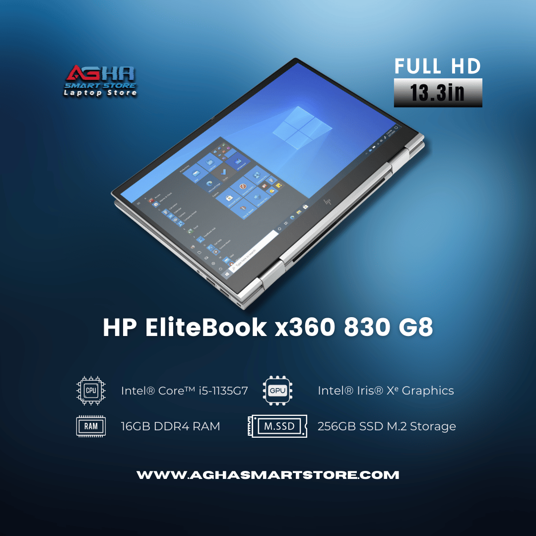 HP EliteBook x360 830 G8 by agha smart store laptop egypt مصر متجر لابتوب اغا سمارت ستور