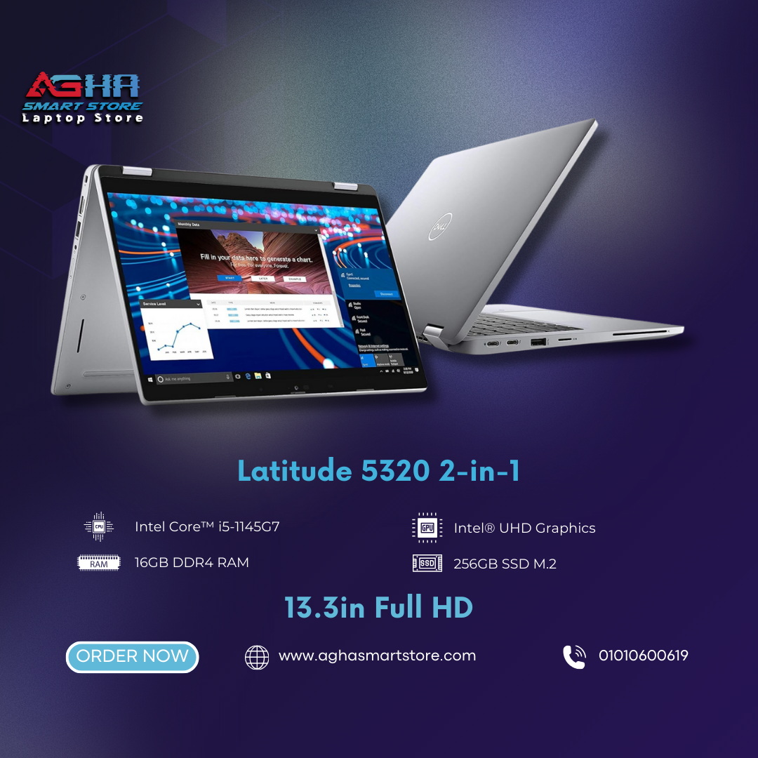Dell Latitude 5320 2-in-1 by agha smart store laptop egypt مصر لابتوب