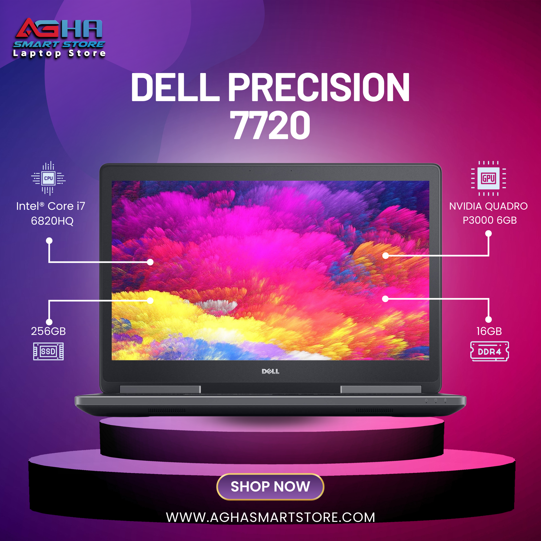 Dell Precision 7720 Powered Py Agha Smart Store