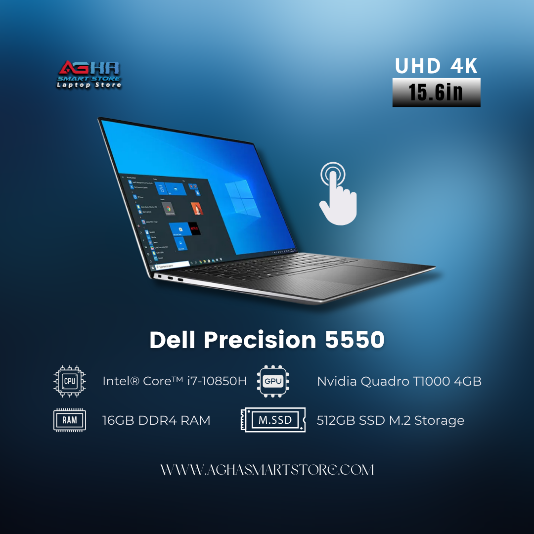 Dell Precision 5550 UHD 4K TOUCH SCREEN BY AGHA SMART STORE LAPTOP EGYPT مصر